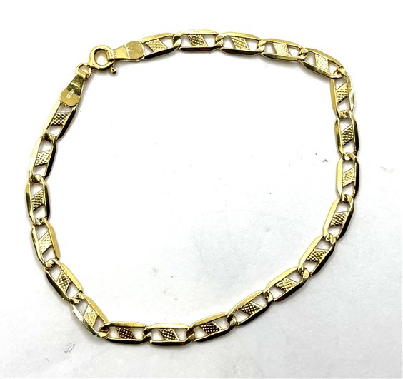 Bracciale Domar Uomo Bracciale oro 18k in Oro BROR-377-280 - BROR-377-280